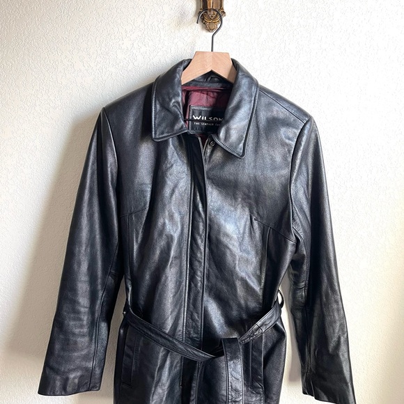 Wilson Jackets & Blazers - Wilson Black Leather Jacket